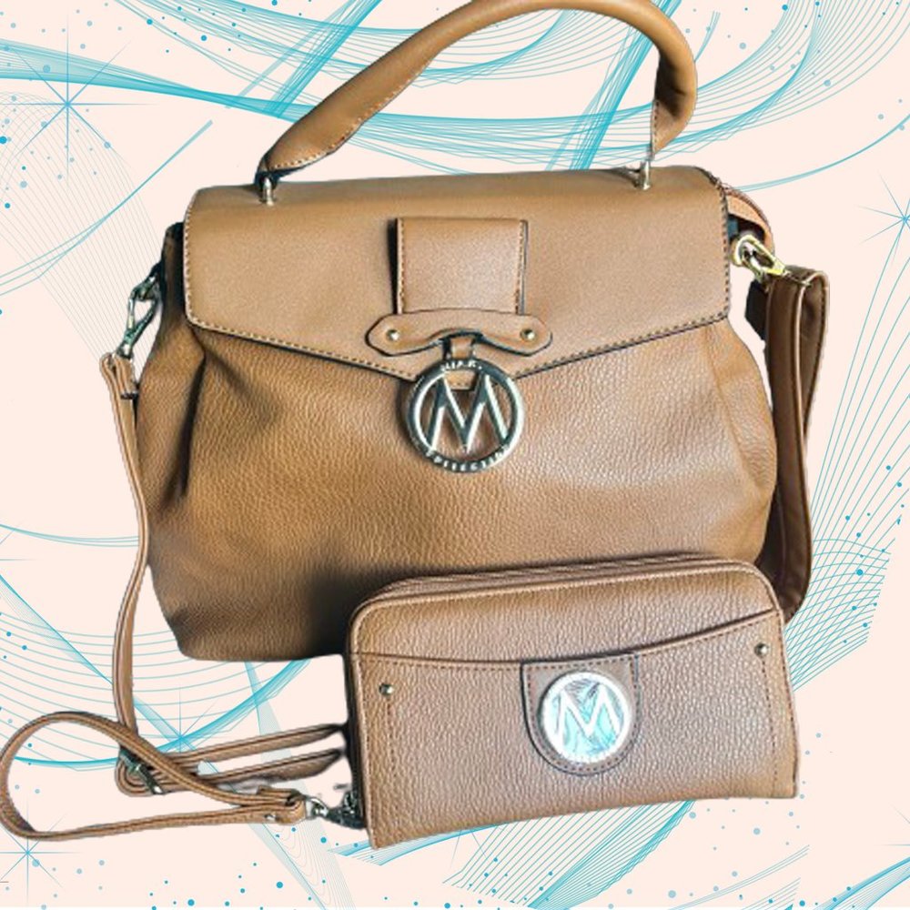 MIA K set -NEW-satchel bag with wallet